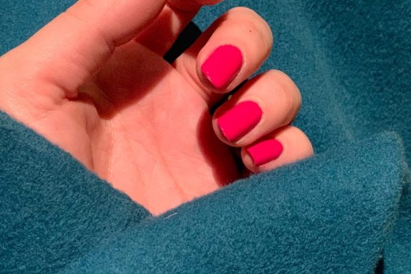 Manicure pink nails beauty